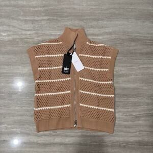 Varley haney zip through knit